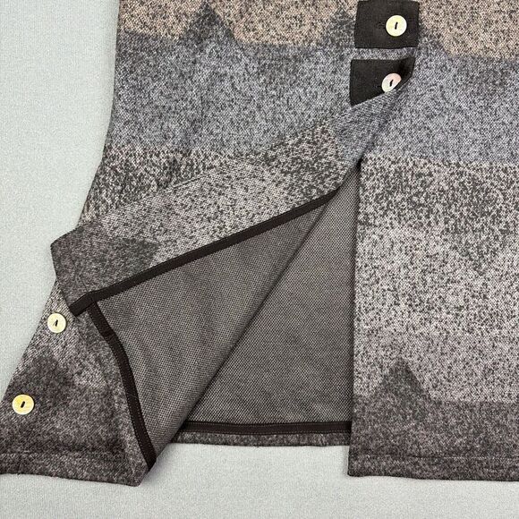 John Mark Tunic Vest Top Womens S Gray Artsy Geometric Print Western Boho Soft - Picture 6 of 15
